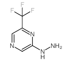 (6-Trifluoromethyl-pyrazin-2-yl)-hydrazine Structure
