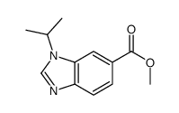 Methyl 1-isopropyl-1H-benzo[d]imidazole-6-carboxylate Structure