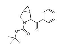 2-Methyl-2-propanyl 2-benzoyl-3-azabicyclo[3.1.0]hexane-3-carboxy late结构式