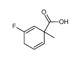 3-fluoro-1-methyl-2,5-cyclohexadiene-1-carboxylic acid Structure