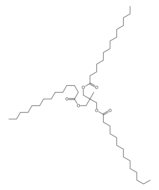 [2-methyl-3-tetradecanoyloxy-2-(tetradecanoyloxymethyl)propyl] tetradecanoate结构式
