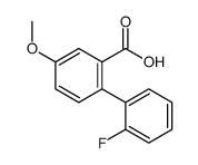 2-(2-fluorophenyl)-5-methoxybenzoic acid结构式