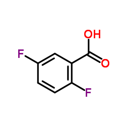 2,5-Difluorobenzoic acid-d3结构式