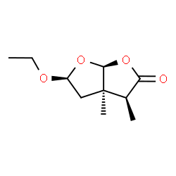 Furo[2,3-b]furan-2(3H)-one, 5-ethoxytetrahydro-3,3a-dimethyl-, (3alpha,3aba,5alpha,6aba)- (9CI) structure