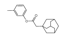 3-methyl phenyl adamantyl acetate Structure