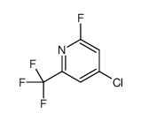 4-chloro-2-fluoro-6-(trifluoromethyl)pyridine结构式