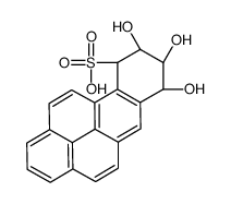Benzo(a)pyrene-10-sulfonic acid, 7,8,9,10-tetrahydro-7,8,9-trihydroxy- , (7alpha,8beta,9beta,10alpha)-, (+-)- Structure