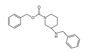 benzyl (3S)-3-(benzylamino)piperidine-1-carboxylate Structure