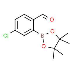 5-Chloro-2-formylphenylboronic acid,pinacol ester Structure