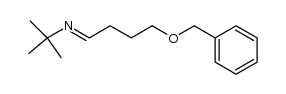 4-benzyloxybutan-1-al N-(tert-butyl)imine Structure