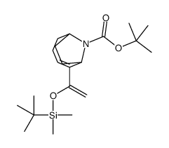 tert-butyl (6R)-5-[1-[tert-butyl(dimethyl)silyl]oxyethenyl]-9-azabicyclo[4.2.1]non-4-ene-9-carboxylate Structure