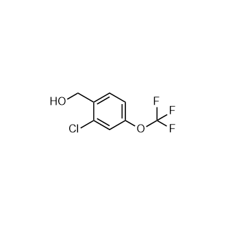 (2-Chloro-4-(trifluoromethoxy)phenyl)methanol Structure