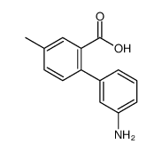 2-(3-aminophenyl)-5-methylbenzoic acid Structure