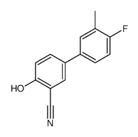 5-(4-fluoro-3-methylphenyl)-2-hydroxybenzonitrile结构式
