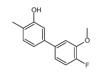 5-(4-fluoro-3-methoxyphenyl)-2-methylphenol Structure
