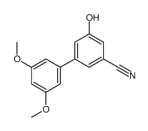 3-(3,5-dimethoxyphenyl)-5-hydroxybenzonitrile结构式