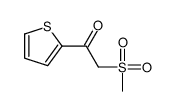 2-methylsulfonyl-1-thiophen-2-ylethanone Structure