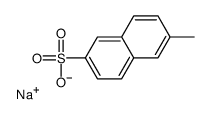 2-Naphthalenesulfonic acid, 6-methyl-, sodium salt结构式
