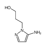 1H-Pyrazole-1-propanol,5-amino-(9CI)结构式