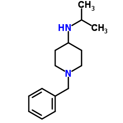 1-Benzyl-N-isopropyl-4-piperidinamine Structure