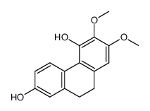 2,3-dimethoxy-9,10-dihydrophenanthrene-4,7-diol结构式