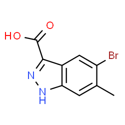 5-Bromo-6-methyl-1H-indazole-3-carboxylic acid picture