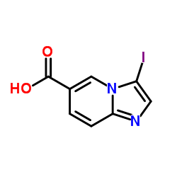 3-Iodoimidazo[1,2-a]pyridine-6-carboxylic acid Structure