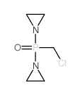 1-(aziridin-1-yl-(chloromethyl)phosphoryl)aziridine结构式