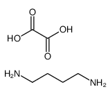 butane-1,4-diamine,oxalic acid Structure