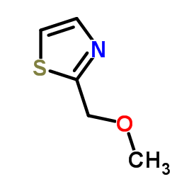 Thiazole,2-(methoxymethyl)- structure