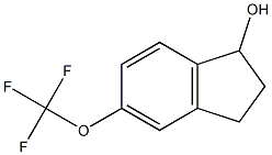 5-(TRIFLUOROMETHOXY)-2,3-DIHYDRO-1H-INDEN-1-OL结构式