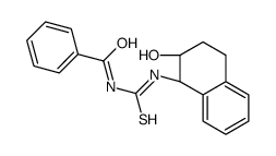 N-[[(1R,2R)-2-hydroxy-1,2,3,4-tetrahydronaphthalen-1-yl]carbamothioyl]benzamide结构式