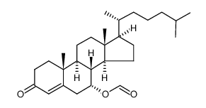 7α-formyloxy-4-cholesten-3-one结构式