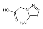 1H-Pyrazole-1-aceticacid,5-amino-(9CI) picture