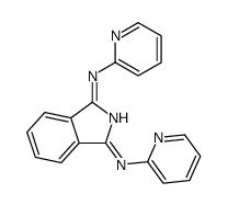 N-pyridin-2-yl-3-pyridin-2-yliminoisoindol-1-amine Structure