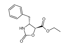 ethyl (4R,5S)-4-benzyl-2-oxooxazolidine-5-carboxylate Structure