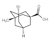 3-溴-5-甲基金刚烷-1-羧酸结构式