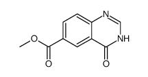 6-Quinazolinecarboxylic acid, 3,4-dihydro-4-oxo-, Methyl ester structure