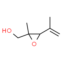 Oxiranemethanol,2-methyl-3-(1-methylethenyl)- (9CI)结构式