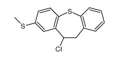 10-chloro-8-(methylthio)-10,11-dihydrodibenzo(b,f)thiepin Structure