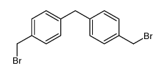 Bis(4-BROMOMETHYLPHENYL)METHANE structure