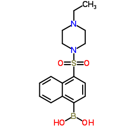 (4-((4-ethylpiperazin-1-yl)sulfonyl)naphthalen-1-yl)boronic acid picture