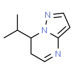 Pyrazolo[1,5-a]pyrimidine, 6,7-dihydro-7-(1-methylethyl)- (9CI) structure