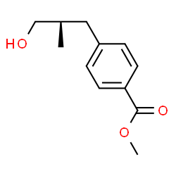 Benzoic acid, 4-(3-hydroxy-2-methylpropyl)-, methyl ester, (R)- (9CI) picture