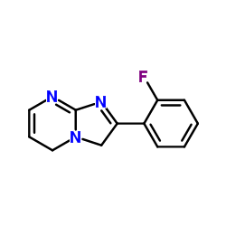 2-(2-Fluorophenyl)-3,5-dihydroimidazo[1,2-a]pyrimidine structure