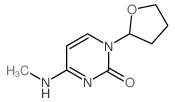 2(1H)-Pyrimidinone, 4-(methylamino)-1-(tetrahydro-2-furanyl)- picture