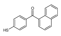 naphthalen-1-yl-(4-sulfanylphenyl)methanone Structure