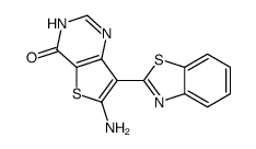 6-amino-7-(1,3-benzothiazol-2-yl)-1H-thieno[3,2-d]pyrimidin-4-one Structure