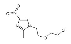 1-[2-(2-chloroethoxy)ethyl]-2-methyl-4-nitroimidazole Structure