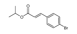 2-Propenoic acid, 3-(4-bromophenyl)-, 1-Methylethyl ester, (2E)-结构式